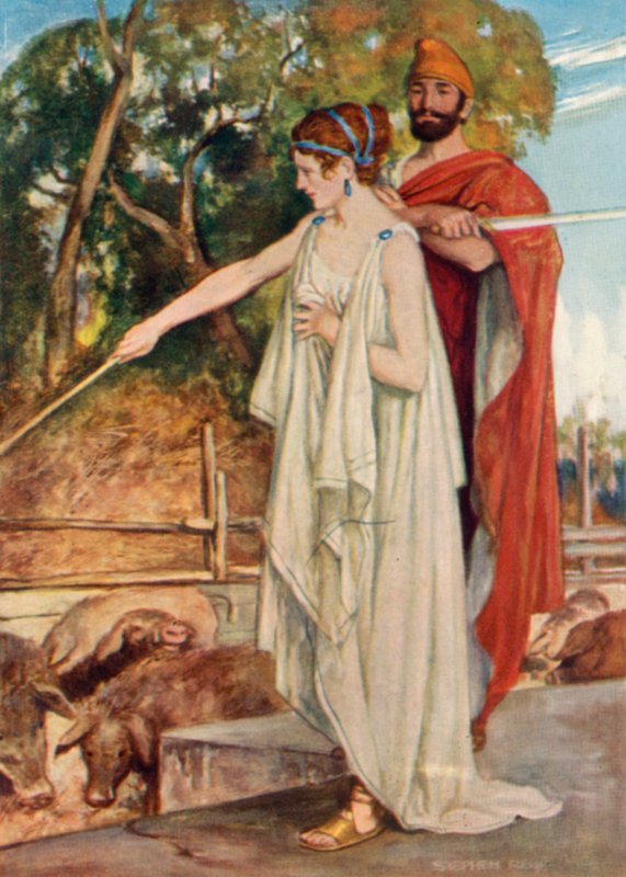 Ulysses és Circe alkotó: Stephen Reid
