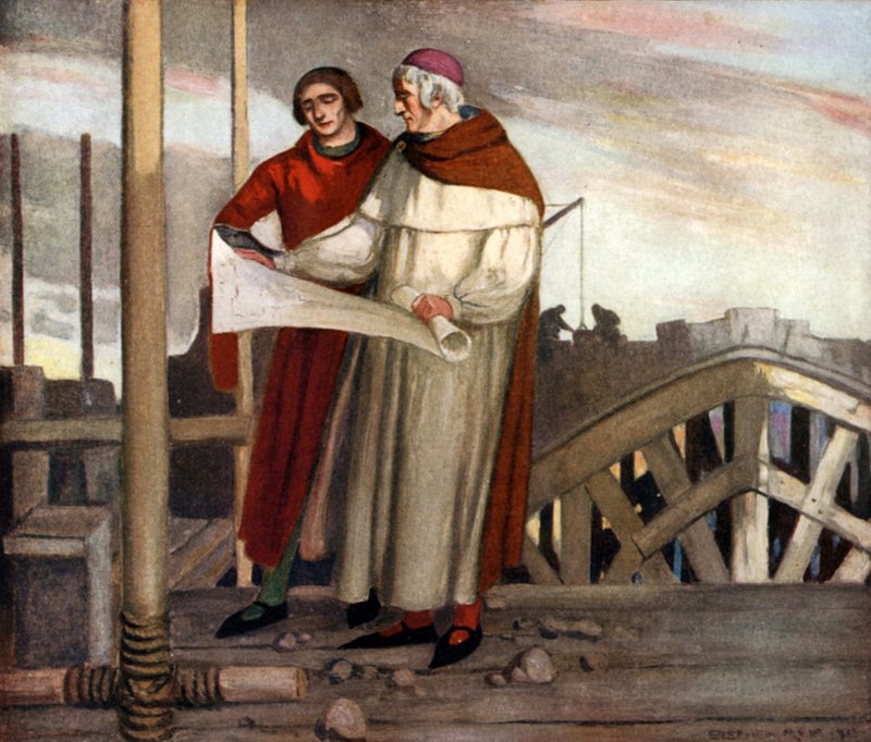 A winchesteri katedrális épülete (színes litó) alkotó: Stephen Reid