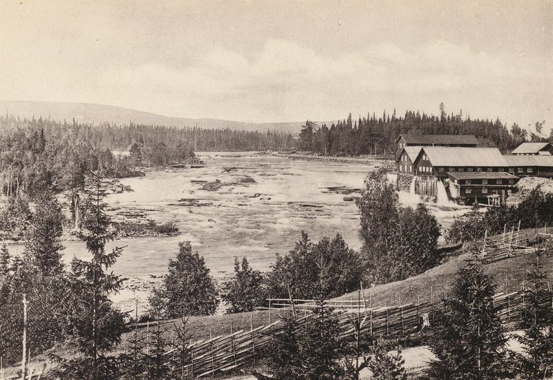 Svédország / Svédország: Jamtland, Eggforsen (f/w fotó) alkotó: Swedish Photographer