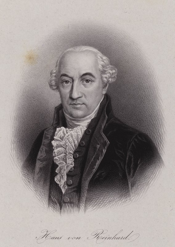 Hans von Reinhard, svájci politikus (metszet) alkotó: Swiss School