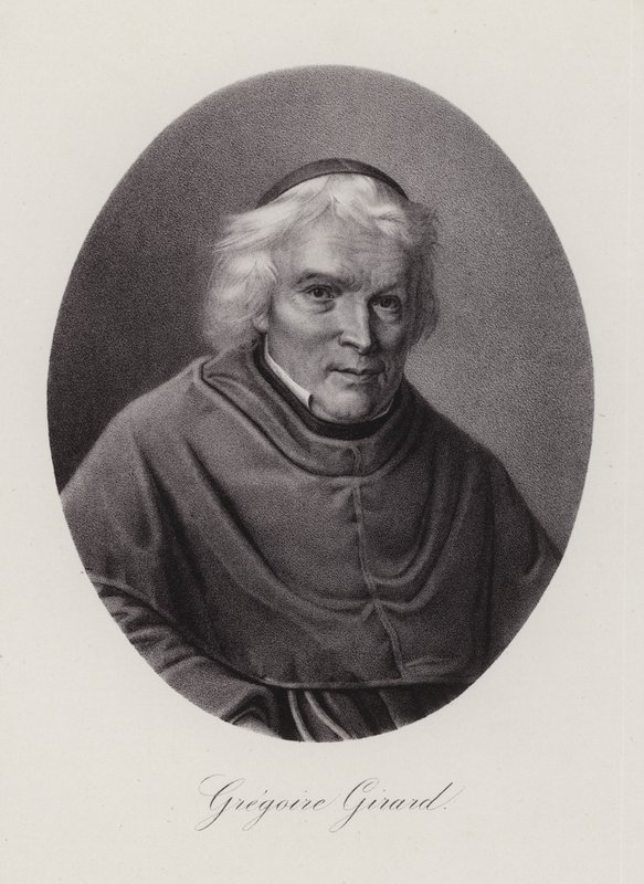 Jean-Baptiste Girard, svájci ferences pedagógus (metszet) alkotó: Swiss School