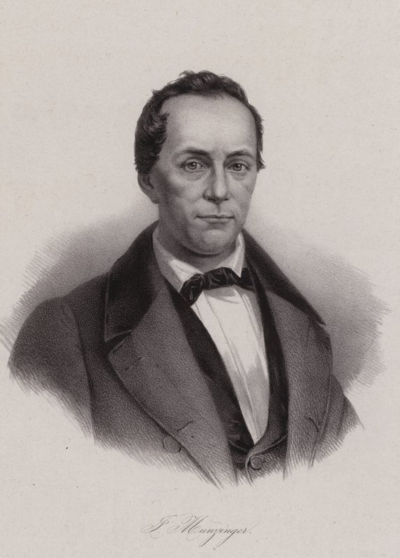 Josef Munzinger, svájci politikus (metszet) alkotó: Swiss School