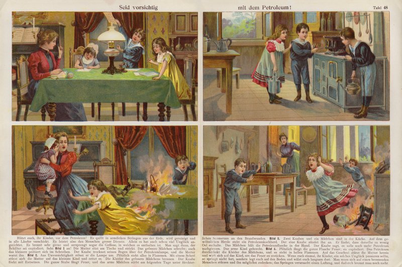 Óvatosság a kőolaj (kromolito) használatakor alkotó: Swiss School