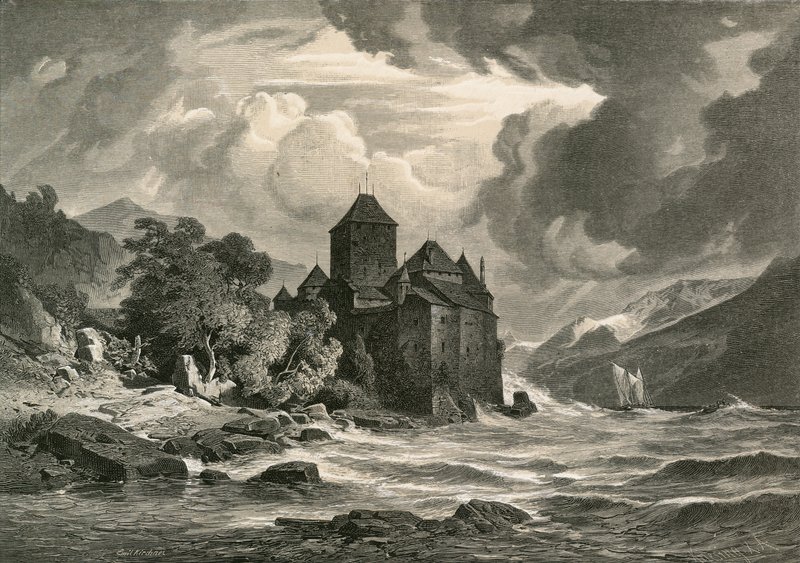 Chillon kastélya, Genfi-tó alkotó: Swiss School