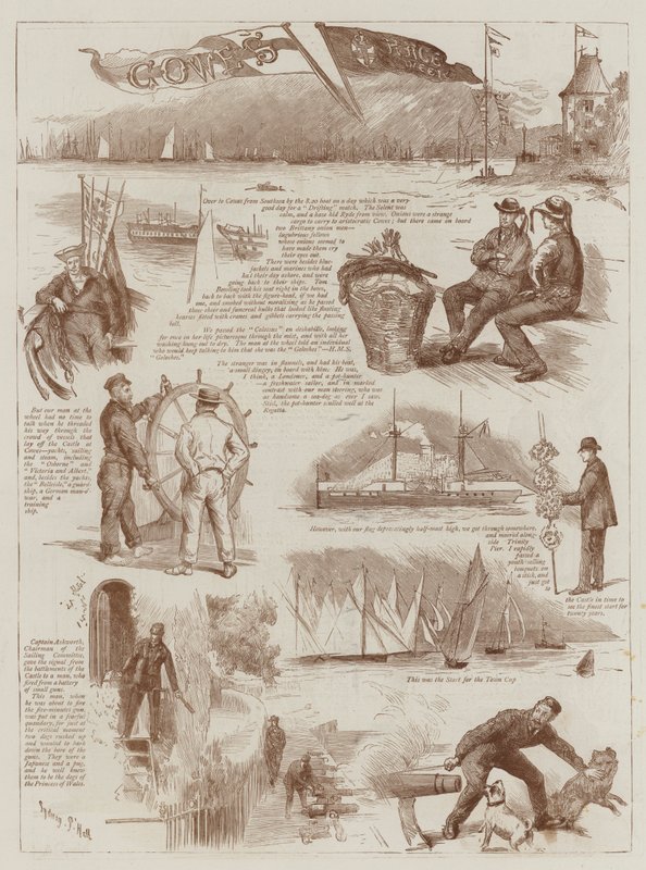 Cowes versenyhét alkotó: Sydney Prior Hall