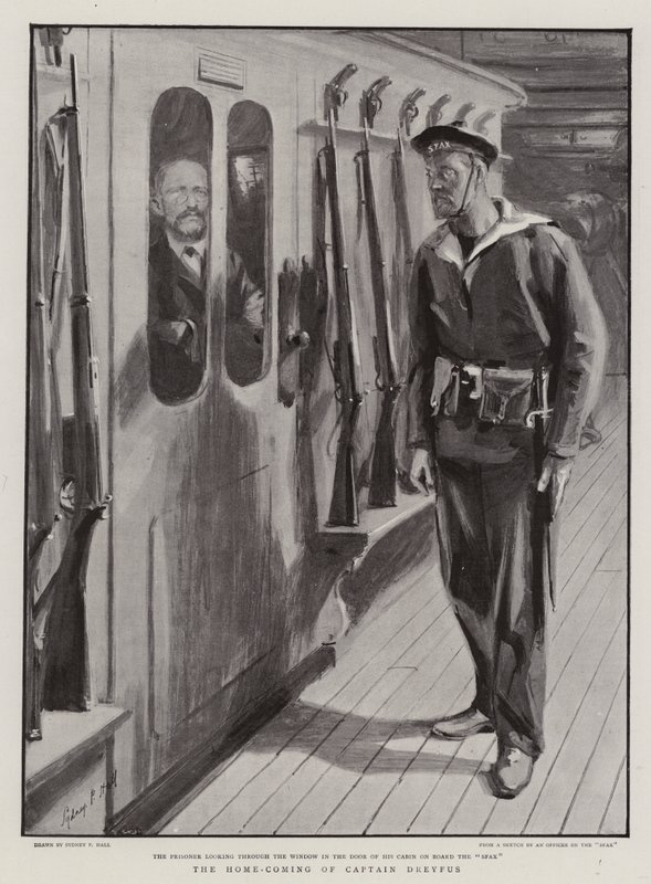 Dreyfus kapitány hazatérése alkotó: Sydney Prior Hall