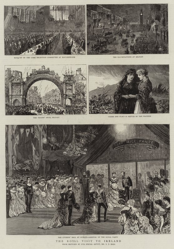 Királyi látogatás Írországban alkotó: Sydney Prior Hall