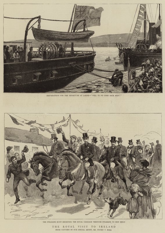 Királyi látogatás Írországban alkotó: Sydney Prior Hall