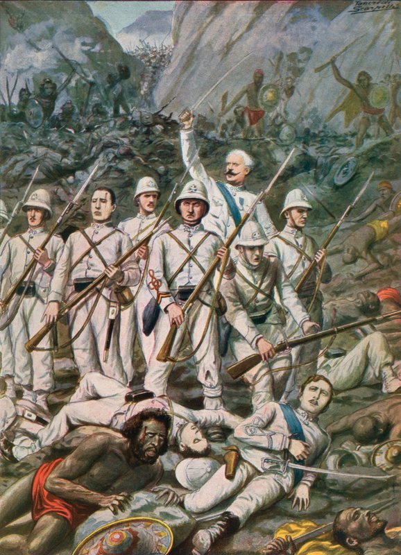 Dogali csata, 1887 alkotó: Tancredi Scarpelli
