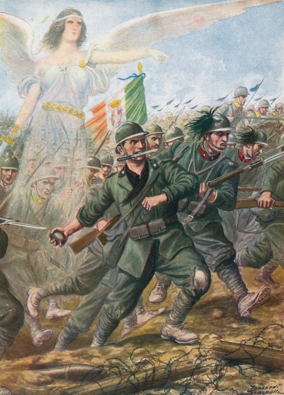 Piave folyó csata, 1918 alkotó: Tancredi Scarpelli