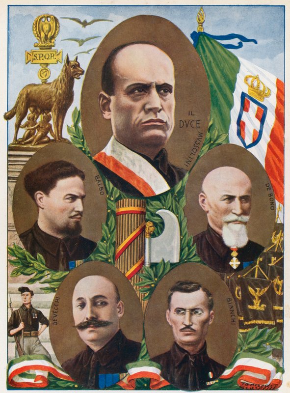 Il Duce és a Quadrumvirátus alkotó: Tancredi Scarpelli