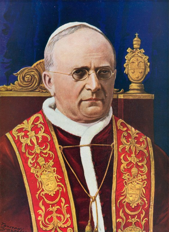 Pius pápa XI alkotó: Tancredi Scarpelli