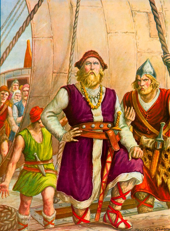 Leif Ericsson atlanti expedíciója alkotó: Tancredi Scarpelli