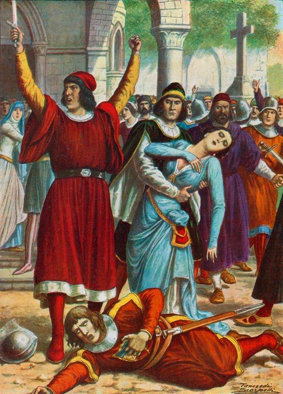 A szicíliai vesperás, 1282. március 30. alkotó: Tancredi Scarpelli