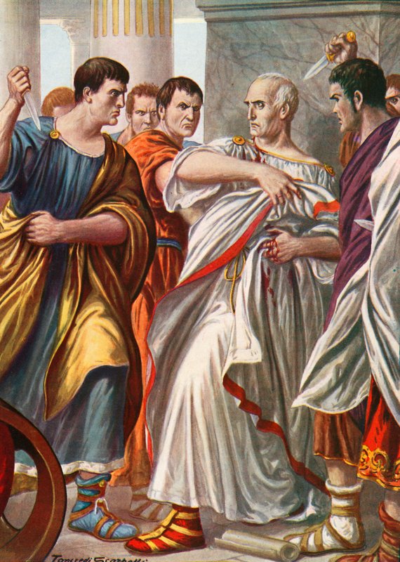 Julius Caesar meggyilkolása alkotó: Tancredi Scarpelli