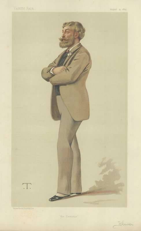 Cyril Flower úr alkotó: Theobald Chartran