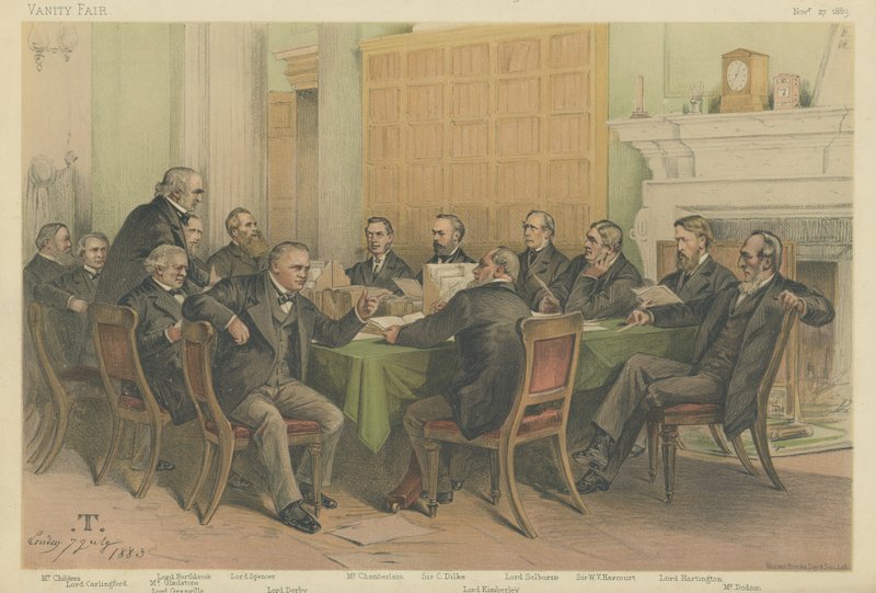 A kabinettanács 1883 alkotó: Theobald Chartran