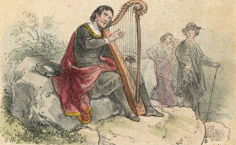 Balladaénekes alkotó: Theodor Hosemann