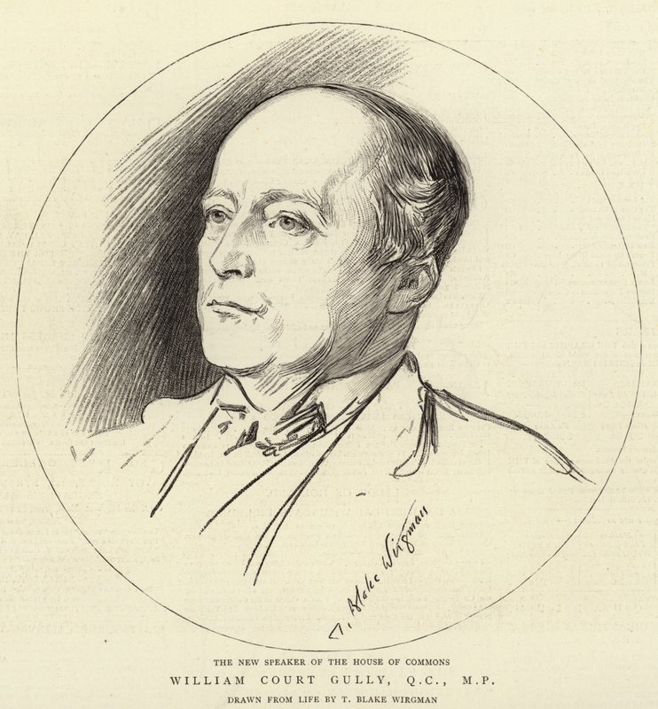 William Court Gully, QC, képviselő alkotó: Theodore Blake Wirgman