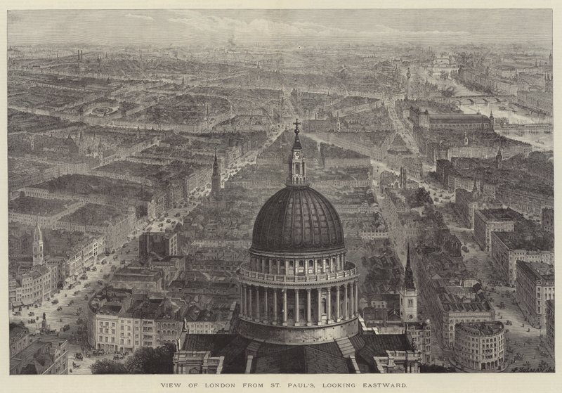 Kilátás Londonra a St Paul
