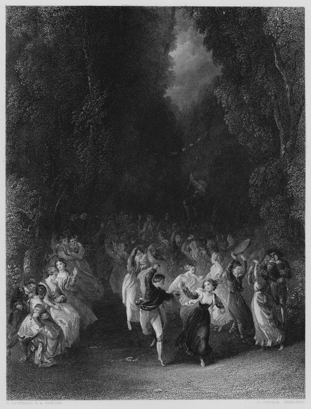 Egy Fete Champetre, a Vernon Gallery képéről alkotó: Thomas Stothard