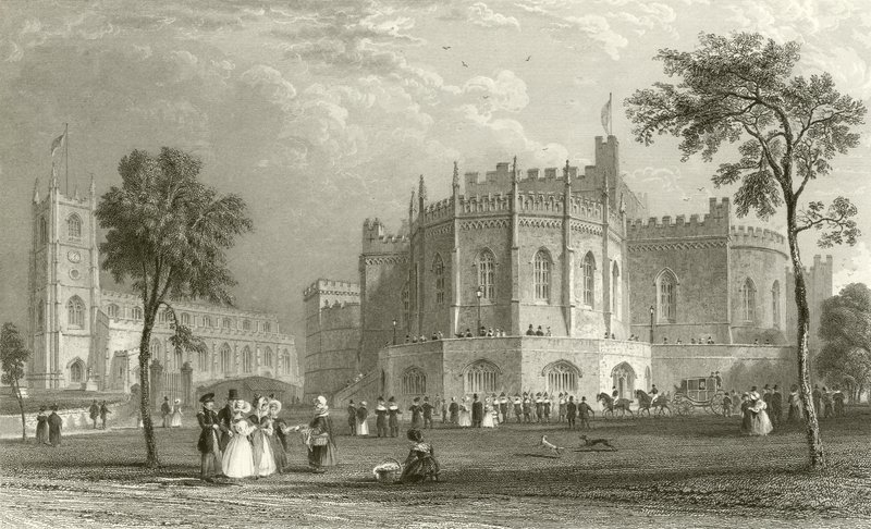 Lancaster kastély alkotó: Thomas Allom