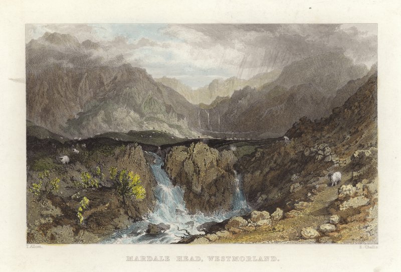 Mardale Head, Westmoreland alkotó: Thomas Allom