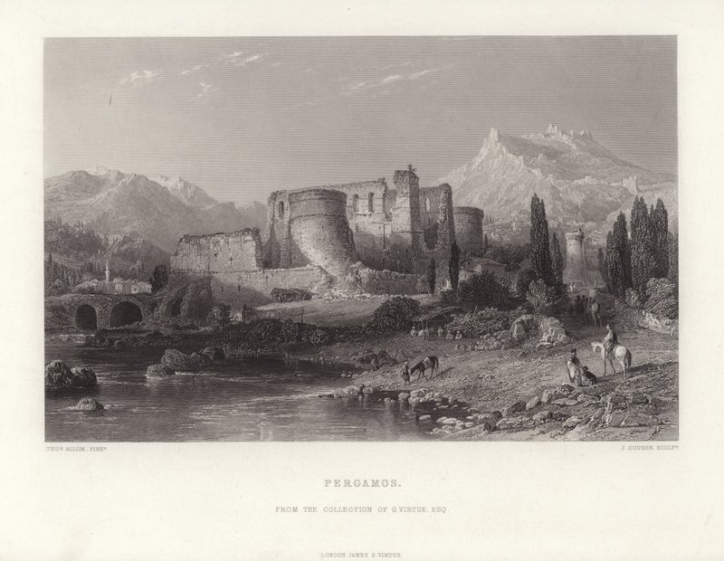 Pergamos, Törökország alkotó: Thomas Allom