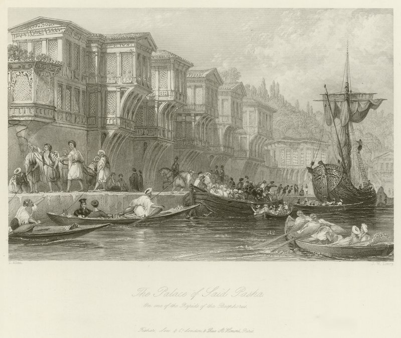 Said pasa palotája alkotó: Thomas Allom