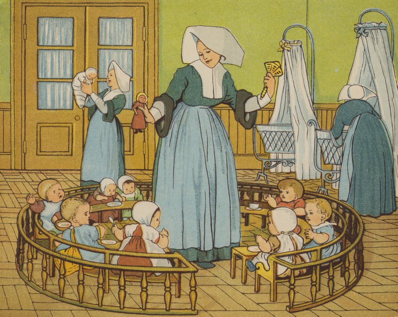 Rouen: The Creche (színes litho) alkotó: Thomas Crane