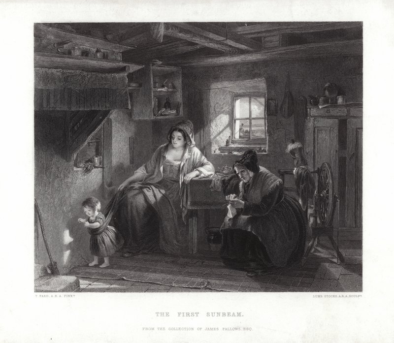 Az első napsugár alkotó: Thomas Faed