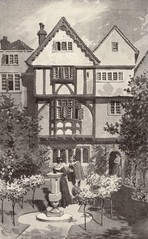 A szürke ház (litográfia) alkotó: Thomas Hamilton Crawford