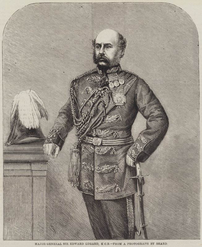 Sir Edward Lugard vezérőrnagy, KCB alkotó: Thomas Harrington Wilson