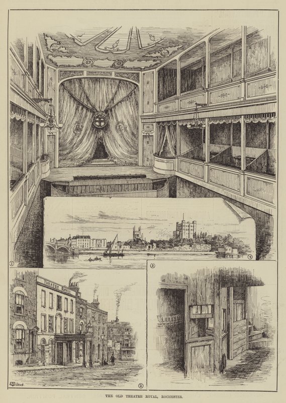 The Old Theatre Royal, Rochester alkotó: Thomas Harrington Wilson