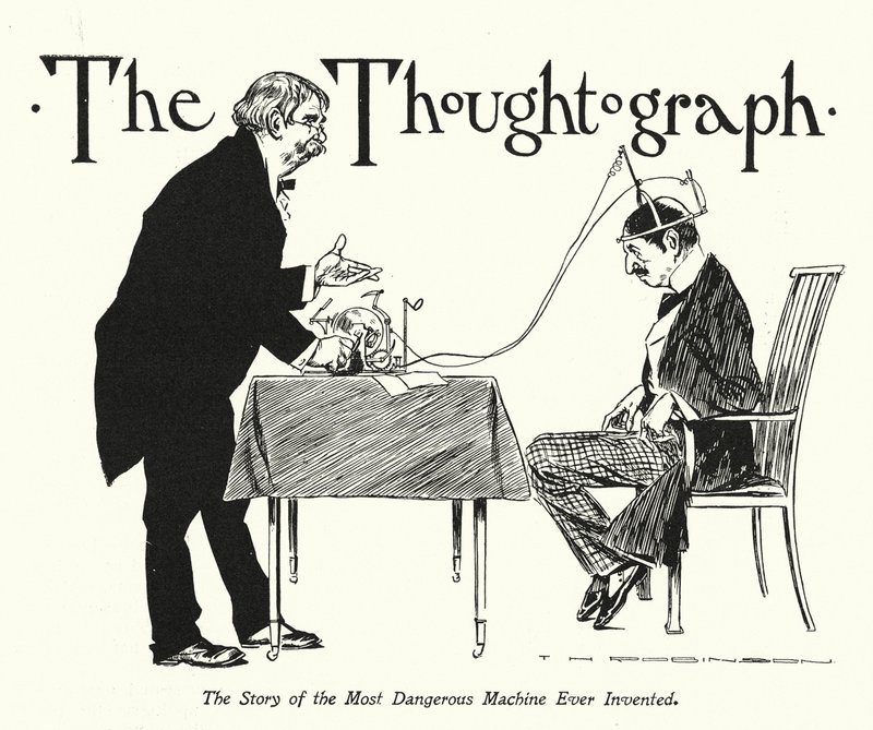 A gondolatográf (litográfia) alkotó: Thomas Heath Robinson