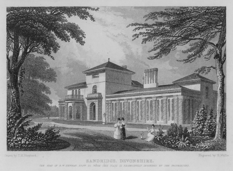 Sandridge, Devonshire (metszet) alkotó: Thomas Hosmer (after) Shepherd