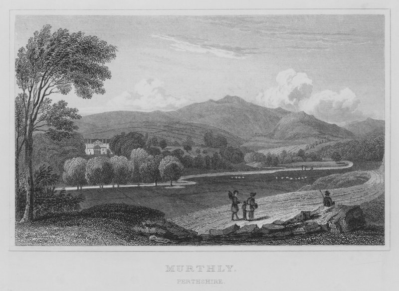 Murthly, Perthshire (metszet) alkotó: Thomas Hosmer Shepherd
