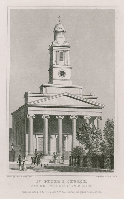 Szent Péter-templom, Eaton Square, Pimlico alkotó: Thomas Hosmer Shepherd