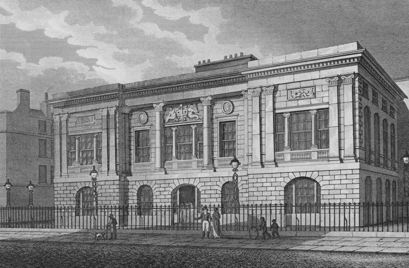 Trinity House, Tower Hill, London (metszet) alkotó: Thomas Hosmer Shepherd