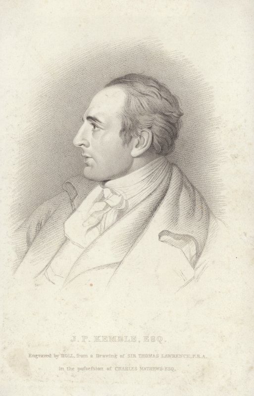 John Philip Kemble alkotó: Thomas Lawrence