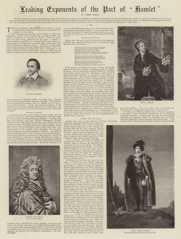 A Hamlet-rész vezető képviselői alkotó: Thomas Lawrence