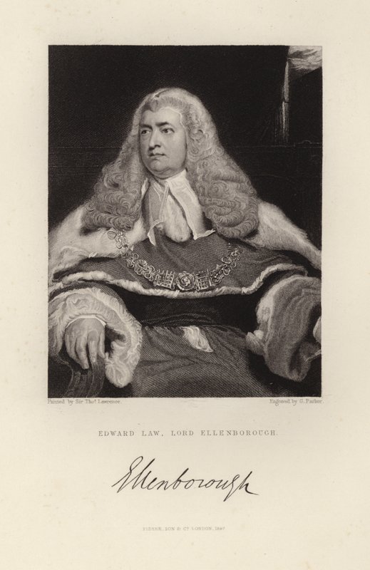 Lord Ellenborough alkotó: Thomas Lawrence