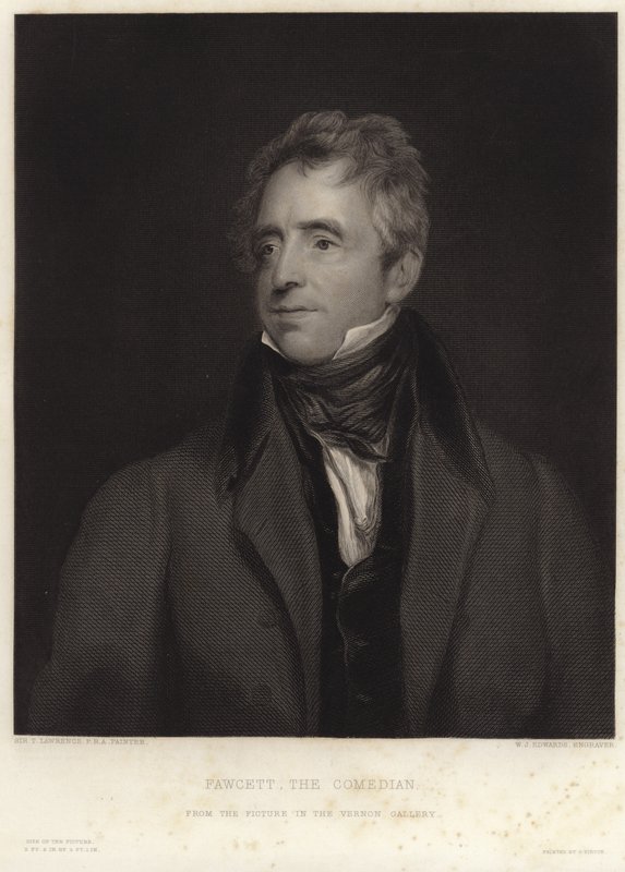 John Fawcett portréja alkotó: Thomas Lawrence