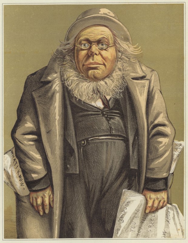 Horace Greeley karikatúrája alkotó: Thomas Nast