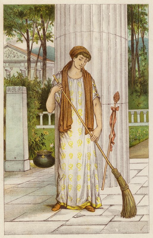 Danae Athéné templomában alkotó: Thomas Ralph Spence