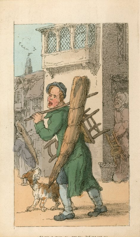 Javítandó székek alkotó: Thomas Rowlandson