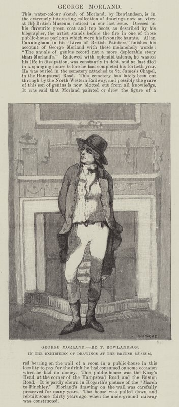 George Morland alkotó: Thomas Rowlandson
