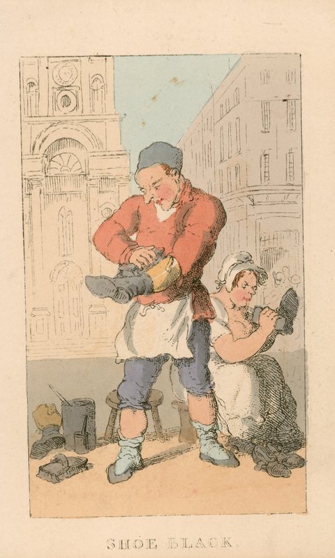 Cipő fekete alkotó: Thomas Rowlandson