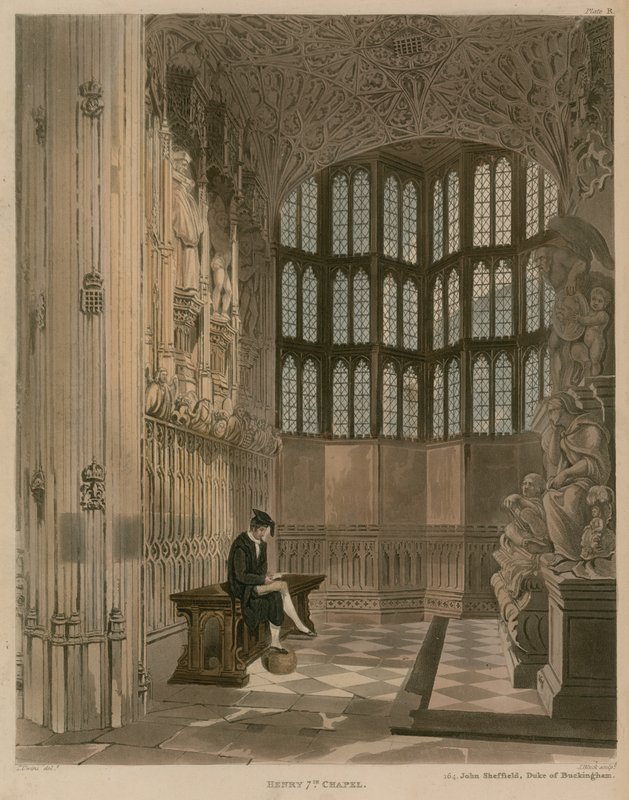 Henrik 7. kápolna; Westminster, London alkotó: Thomas Uwins