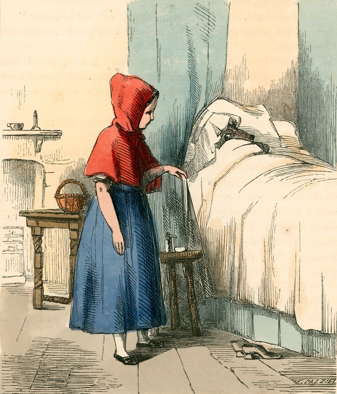 A nagymama ágyánál alkotó: Thomas Webster